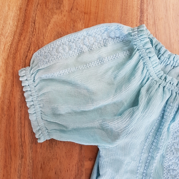 🌏 BIBA • Mulberry Silk Boho Top • Sz 42 - Picture 10 of 16